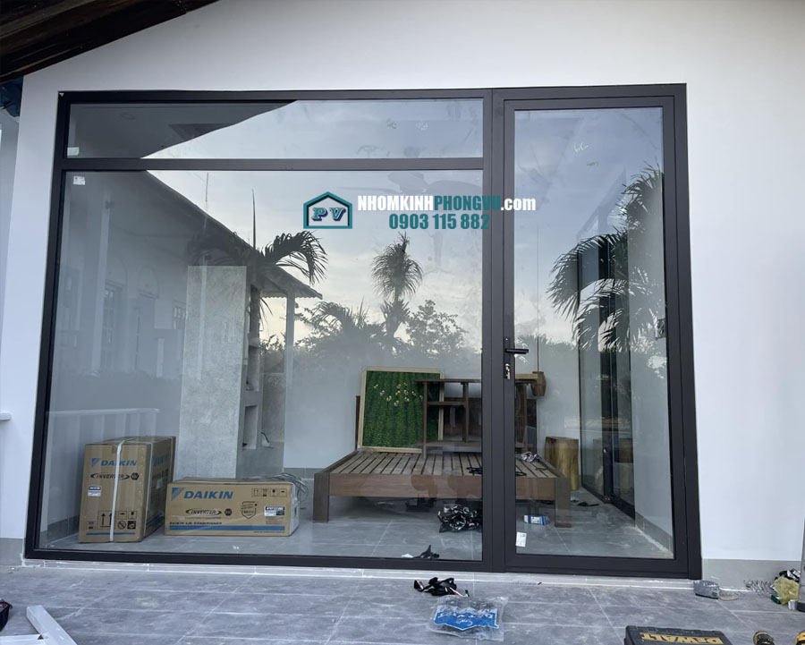 các mẫu cửa nhôm xingfa 1 cánh đẹp