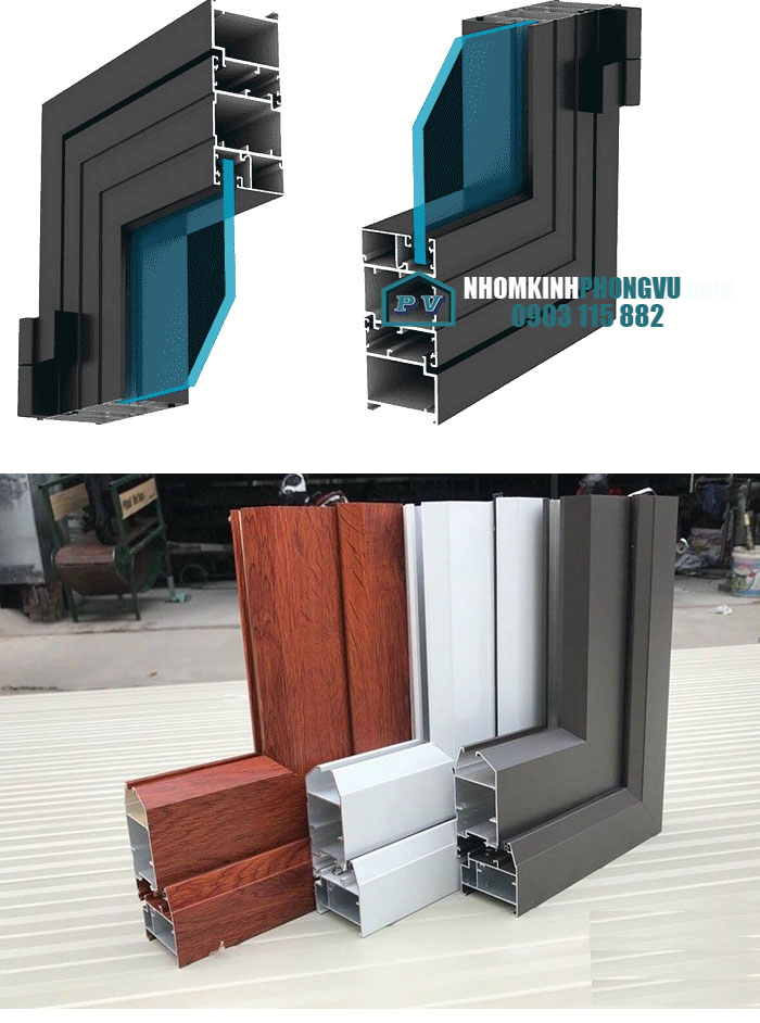 giá cửa nhôm xingfa hệ 55