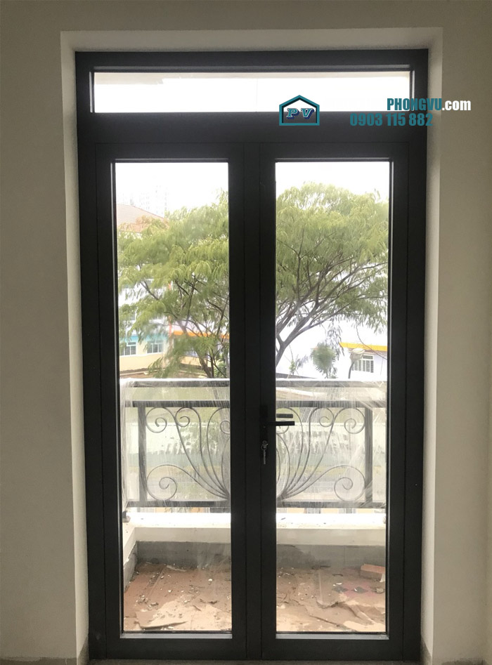 mẫu cửa đi nhôm xingfa 2 cánh