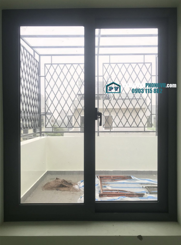 mẫu cửa đi nhôm xingfa 2 cánh