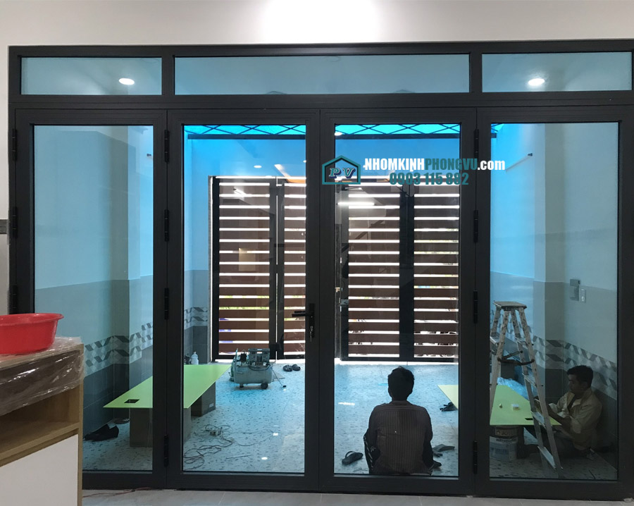 báo giá 79+ mẫu cửa đi nhôm xingfa 4 cánh