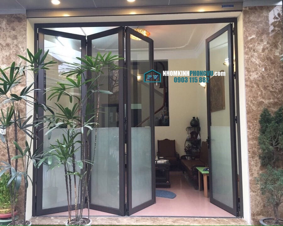 báo giá 79+ mẫu cửa đi nhôm xingfa 4 cánh