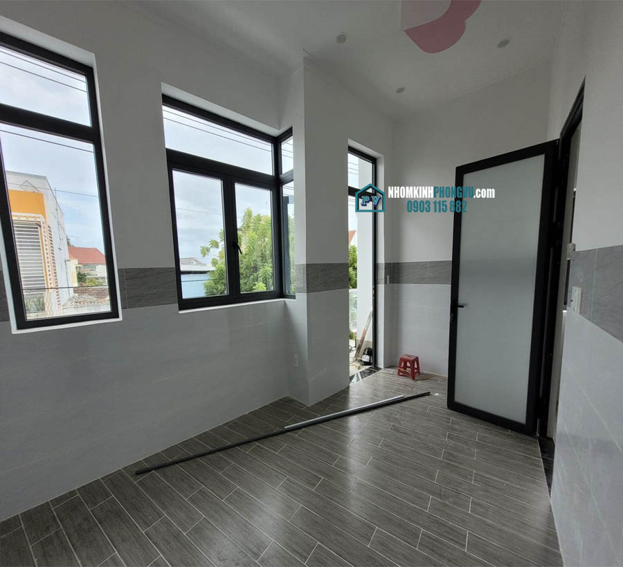 Mẫu cửa sổ nhôm xingfa 2 cánh