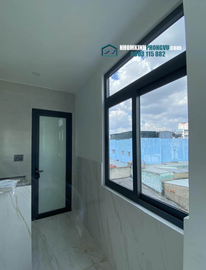 Mẫu cửa sổ nhôm xingfa 2 cánh
