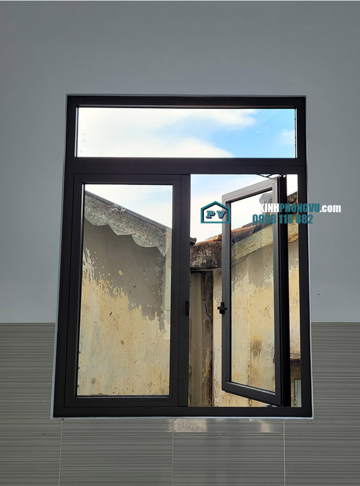 Mẫu cửa sổ nhôm xingfa 2 cánh
