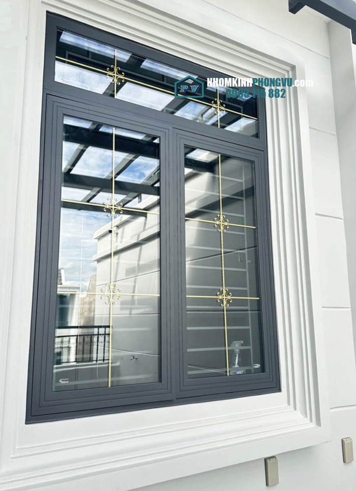 Mẫu cửa sổ nhôm xingfa 2 cánh