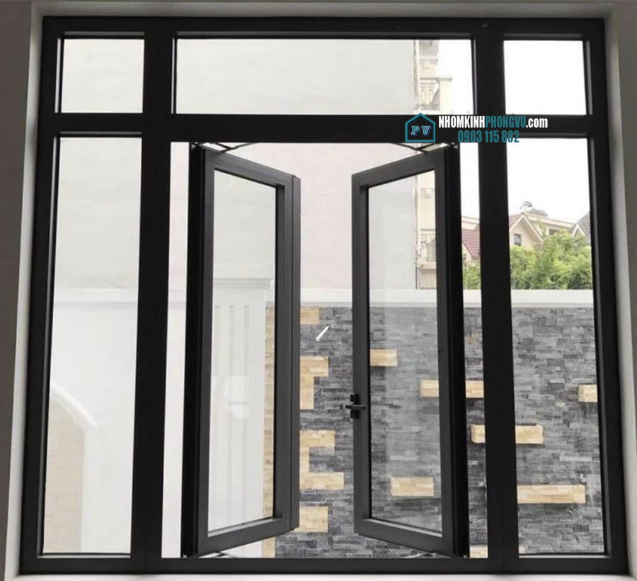 Mẫu cửa sổ nhôm xingfa 2 cánh
