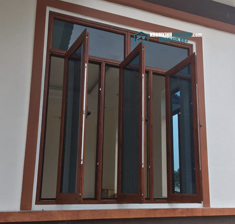 mẫu cửa sổ nhôm xingfa 3 cánh