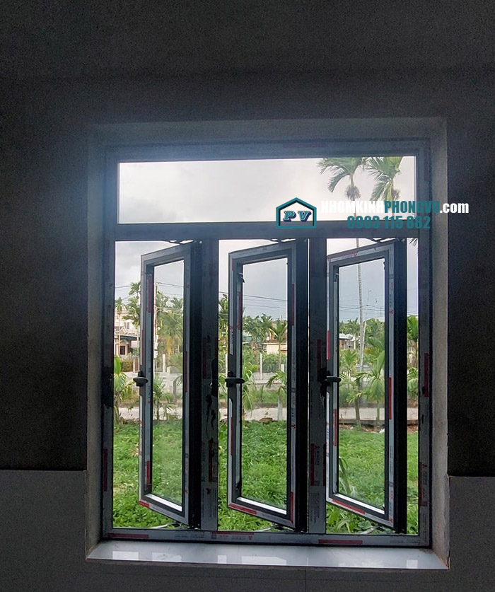 Mẫu cửa sổ nhôm xingfa 3 cánh