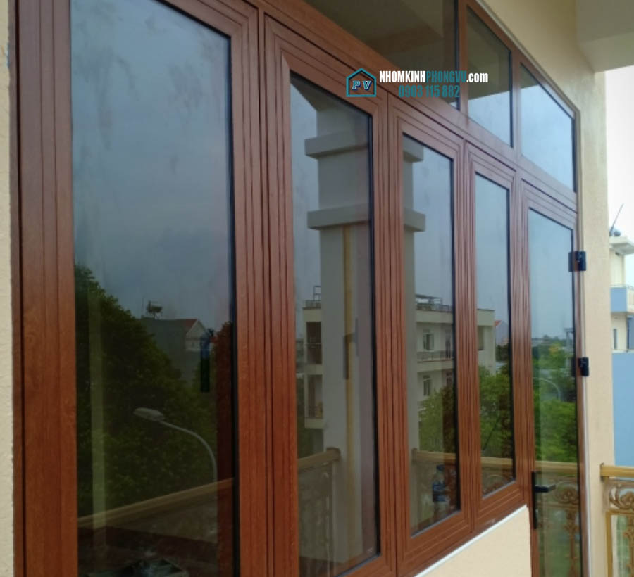 mẫu cửa sổ nhôm xingfa 4 cánh