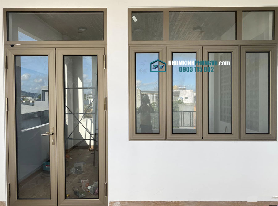 mẫu cửa sổ nhôm xingfa 4 cánh