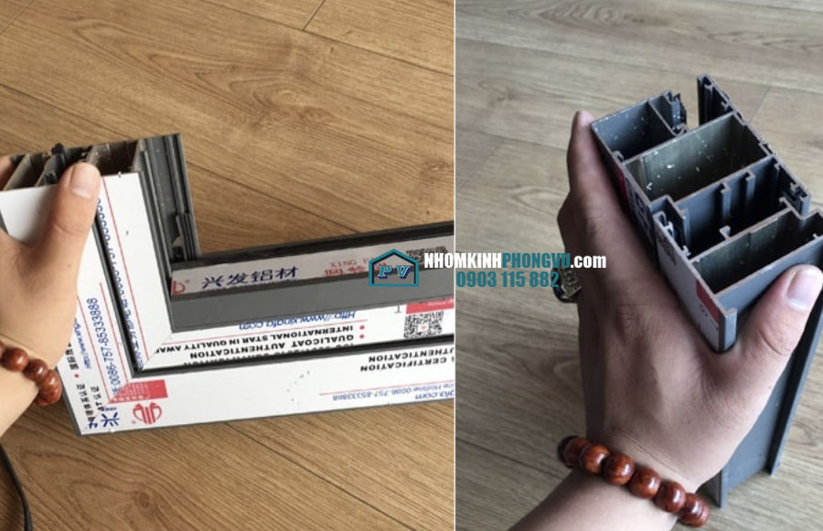 phân biệt nhôm xingfa Nhập khẩu Quảng Đông và Nhôm Xingfa Việt Nam