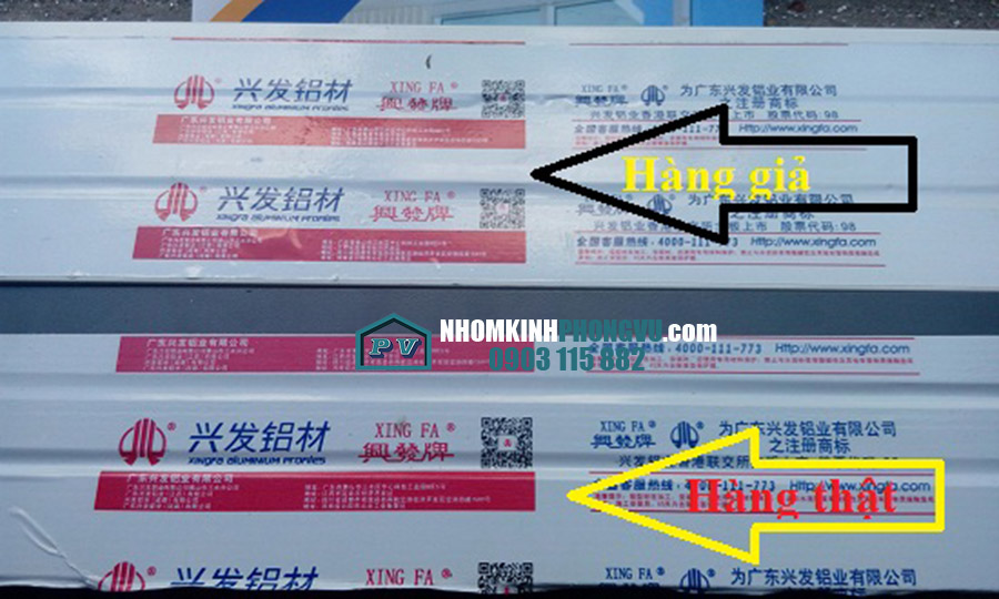Tìm hiểu, phân biệt nhôm xingfa Nhập khẩu Quảng Đông và Nhôm Xingfa Việt Nam