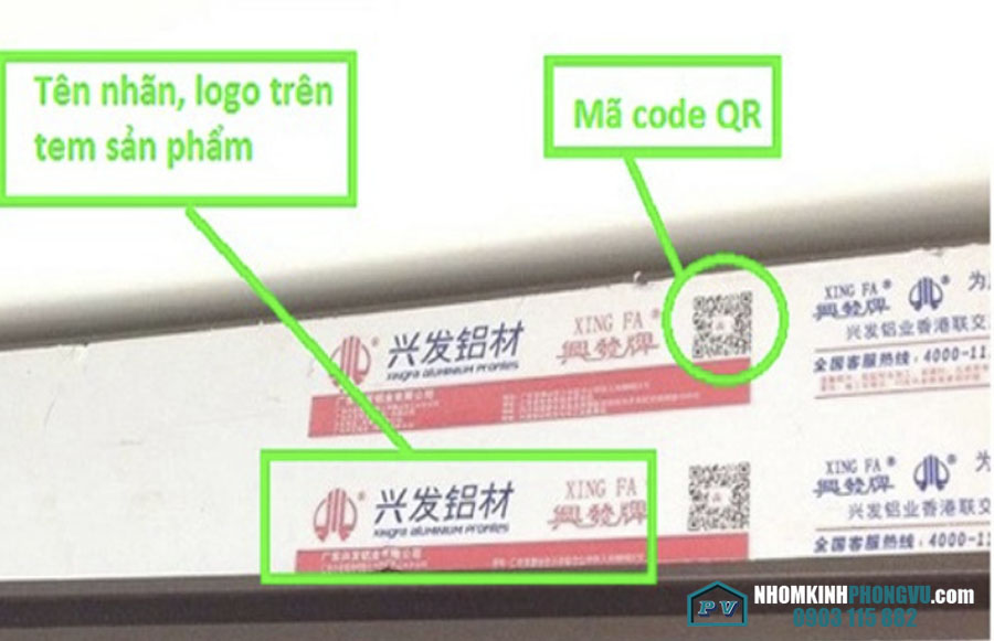 phân biệt nhôm xingfa Nhập khẩu Quảng Đông và Nhôm Xingfa Việt Nam