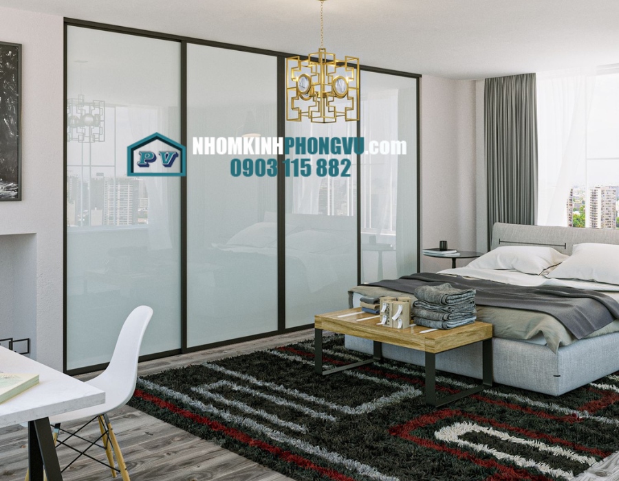 Vách kính cường lực 10mm