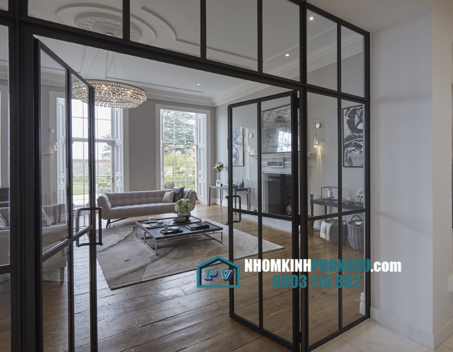 Vách kính cường lực 10mm