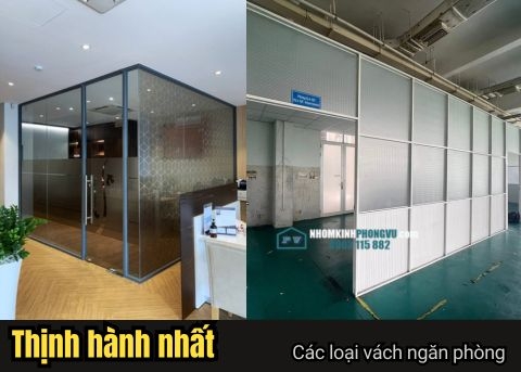 Các loại vách ngăn phòng phổ biến - update mới nhất 2024