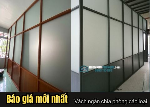 Báo giá làm vách ngăn chia phòng Ngủ/ P.Khách/ P.trọ mới nhất