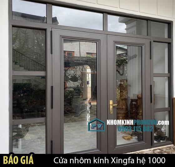 BẢNG GIÁ CỬA NHÔM KÍNH HỆ 1000 VỚI NHIỀU MẪU MÃ VÀ KÍCH THƯỚC ĐA DẠNG