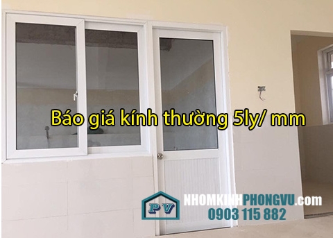 Báo giá kính thường 5ly/ mm chuẩn xác nhất