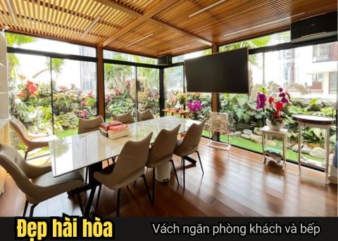 Tham khảo 35+ mẫu vách ngăn phòng khách và bếp nhà ống mới nhất hiện nay