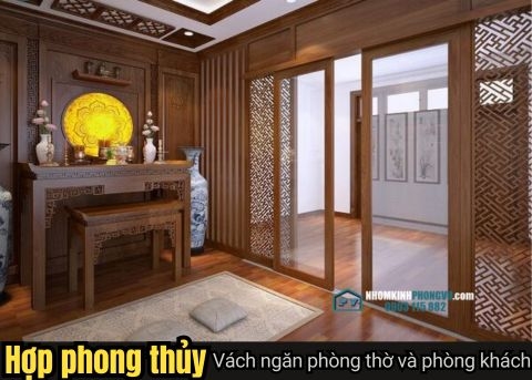 Khám phá 35+ mẫu vách ngăn phòng thờ với phòng khách hợp phong thủy